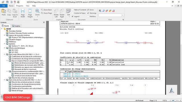 SOFISTIK Analysis and design for Revit part 6 Beam design смотреть онлайн