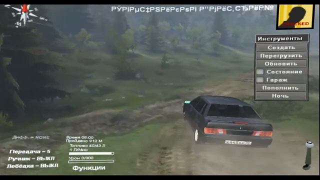 ВАЗ-2115 LADA Samara в SpinTires смотреть онлайн