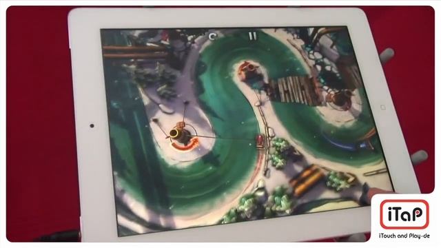 Slingshot Racing Hands-On Gameplay (iPhone/ iPad Game) смотреть онлайн