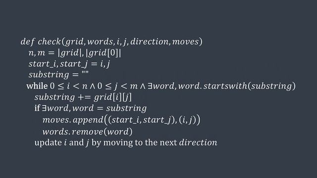 Algorithms project: Word search solver - Inside code смотреть онлайн