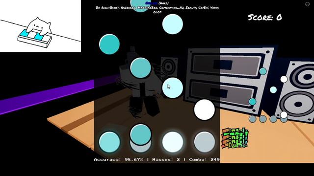 more roblox funky friday but with bongo cat now смотреть онлайн