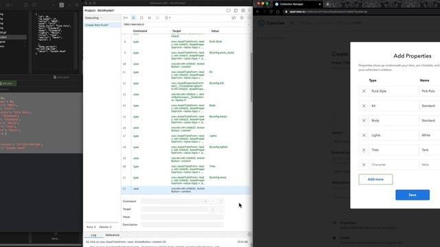 Autofill OpenSea form using Selenium IDE from your browser смотреть онлайн
