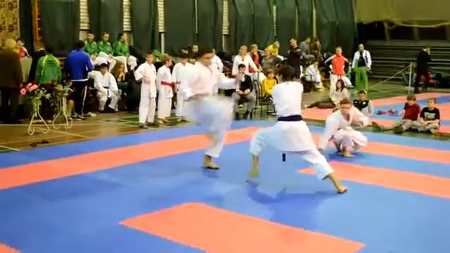 Командное ката финал. Емпи (WKF).mp4 каратэ г.Белая Церковь смотреть онлайн