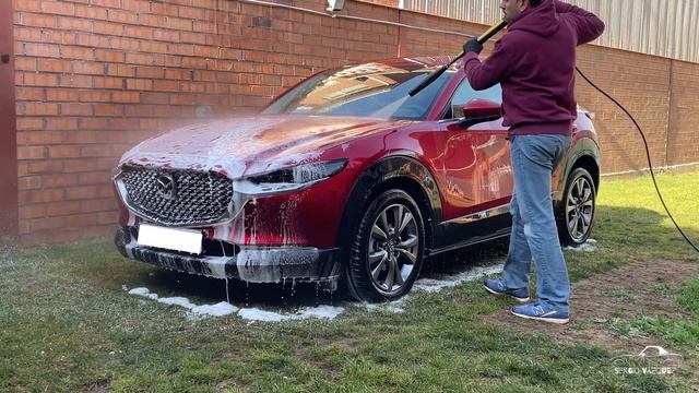 DETALLADO EXTERIOR MAZDA CX30 SOUL RED / Foam ?? ASMR смотреть онлайн