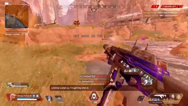 PEACEKEEPER + R-301 Combo Destorys in Apex Legends смотреть онлайн