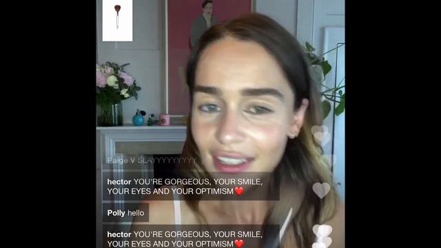 Emilia Clarke Clinique UK Live Makeup Routine June 2020 смотреть онлайн