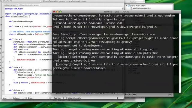 Grails with Google App Engine for Java 2011 смотреть онлайн