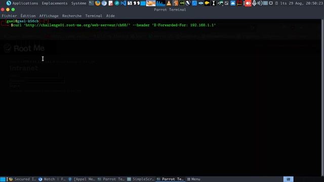 HTTP - IP restriction bypass Web Server (root-me.org) смотреть онлайн