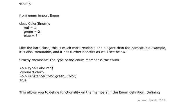 PYTHON : Python, what's the Enum type good for? смотреть онлайн