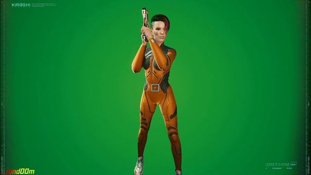 Зеленый фон в фото режиме ./ Киберпанк ./ Cyberpunk 2077 Моды смотреть онлайн