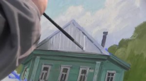 Художник Артём Пучков Пленэр в Переславле Этюд маслом Видеоуроки живописи 1