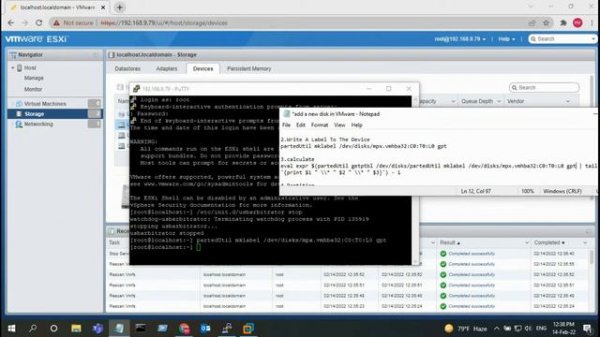 How to Add A USB Disk as VMFS Datastore in ESXi 7.02 || VMware