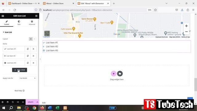 Add Google Maps, Item List & Tabs with Elementor in WordPress | Elementor Tutorial for Beginners смотреть онлайн