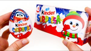 ЕВРОПЕЙСКИЕ Новогодние Киндер Сюрпризы против РОССИЙСКИХ Киндеры из РАЗНЫХ СТРАН Обзор и Распаковка