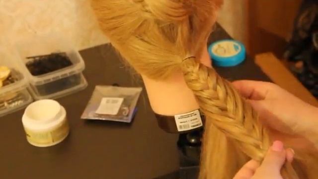 Прическа с объемным плетением смотреть онлайн