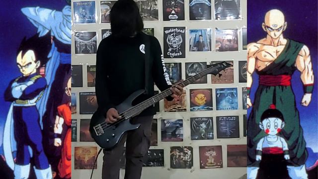 Dragonball Z - Rock The Dragon Bass Cover смотреть онлайн