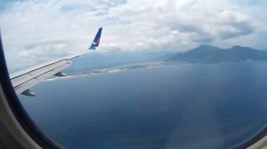 Вьетнам,Нячанг .Посадка  в аэропорт Камрань,Nha Trang.