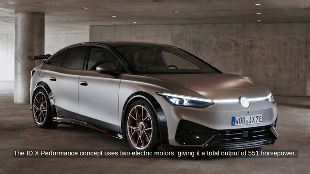 Volkswagen ID.X Performance Concept: 551 HP EV with Aggressive Aero смотреть онлайн