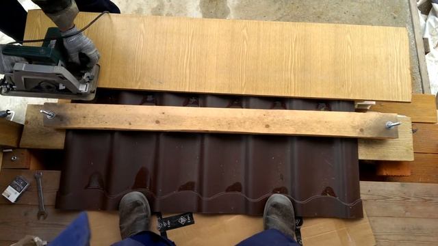 Распил металлочерепицы циркулярной пилой смотреть онлайн