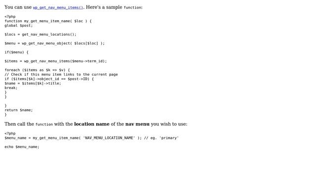 Wordpress: How to get current-menu-item title as variable? (4 Solutions!!) смотреть онлайн