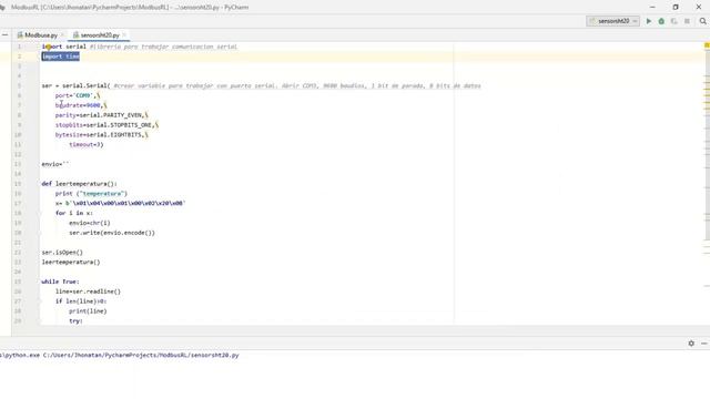 Aprendiendo a leer sensor de humedad-temperatura SHT20 por protocolo MODBUS (RTU) usando Python смотреть онлайн