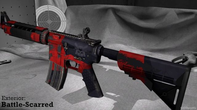 Evil Daimyo M4A4 StatTrak stickers skin preview FN/MW/FT/WW/BS смотреть онлайн