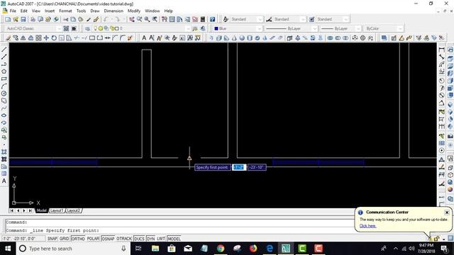 how to make window in autocad 2007. part-2 смотреть онлайн