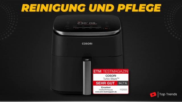 COSORI Heißluftfritteuse Turbo Blaze 6 Liter Review