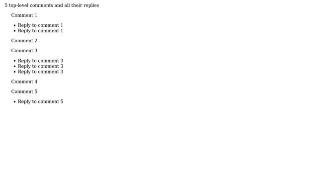 Wordpress: WP_Comment_Query with 5 top level comments per page? смотреть онлайн