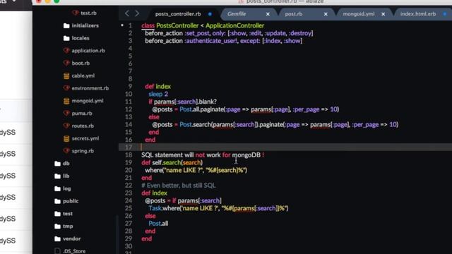 Create a search bar in Rails with Mongoid смотреть онлайн