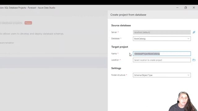 Create a Database Project in Azure Data Studio using an existing database смотреть онлайн