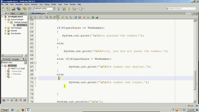 Java Decision Structures - If and Else - Part 3 смотреть онлайн