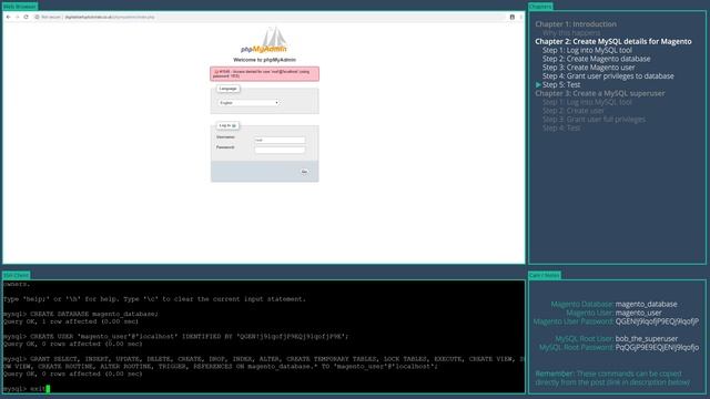 Cannot login to phpMyAdmin as root user - Magento 2 Tutorial смотреть онлайн