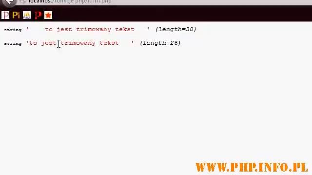 Kurs PHP function ltrim() PL смотреть онлайн