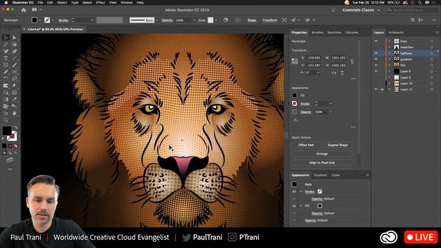 How to create halftone effects in @Illustrator. смотреть онлайн