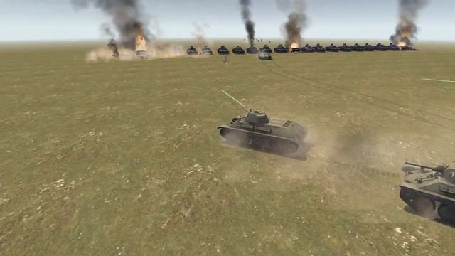 10 T-34-76 mod.1940 VS 20 PzKpfw III Ausf.F Men Of War AS 2 смотреть онлайн
