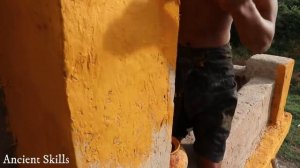 125 Days in the forest! Decoration, Building Survival House, Underground Swimming Pool & Water Well