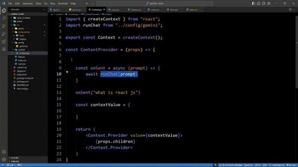 Let's Build Google Gemini 2.0 Using React JS and Gemini API | Gemini Clone In React 2024