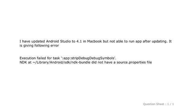 Android : NDK at ~/Library/Android/sdk/ndk-bundle did not have a source.properties file смотреть онлайн