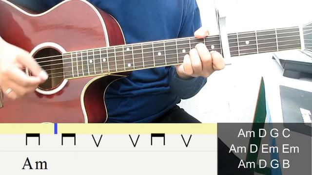 Killing Me Softly Guitar Strumming Pattern Tutorial (Frank Sinatra) Guitar Chords Beginner Lesson смотреть онлайн