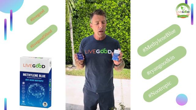 [Product #3] Methylene Blue enhances Brain Function with Nootropic – Dissolving Strips | LiveGood смотреть онлайн