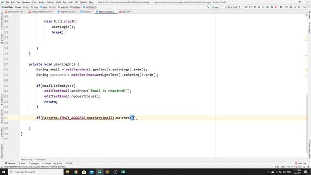 #2 Login and Registration Android App Tutorial Using Firebase Authentication - Login User смотреть онлайн