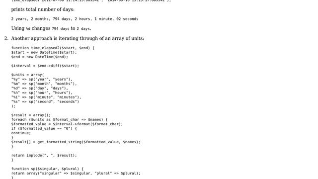 Code Review: Display the relative time difference between two dates (2 Solutions!!) смотреть онлайн
