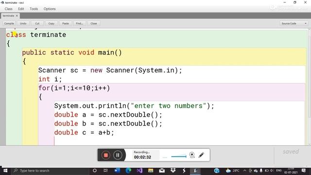(wap) in Java to display the sum any two numbers for 10 times. if the sum of two number is negative смотреть онлайн
