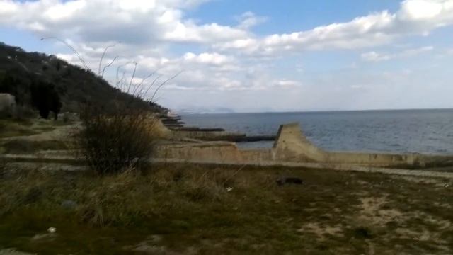 Крым. Лазурное февраль 2019. Нудистский пляж. смотреть онлайн