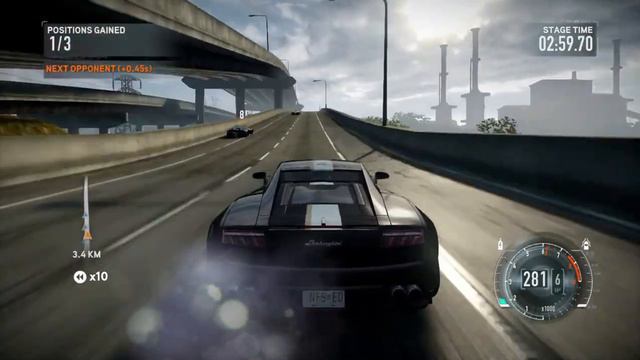 Need For Speed The Run(TM) | Stage 10 Race 2nd Gain Position (East Coast) | Gameplay смотреть онлайн