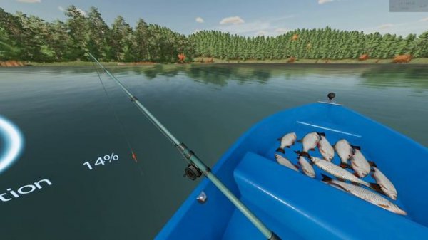 Рыбалка Farming Simulator 22. Какрта Hof Bergman.