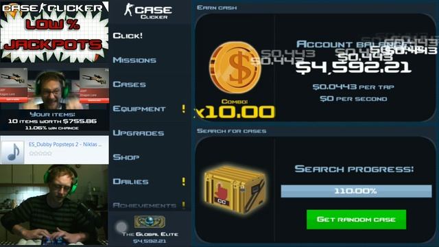 Case Clicker Campaign #44 | Clicking More Money| CS GO Clicking Game смотреть онлайн