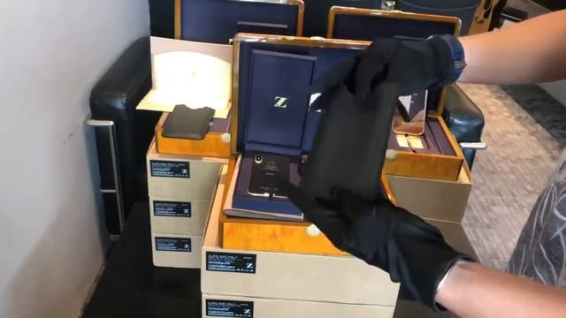 IPhone X 24Kt Yellow Gold unboxing смотреть онлайн