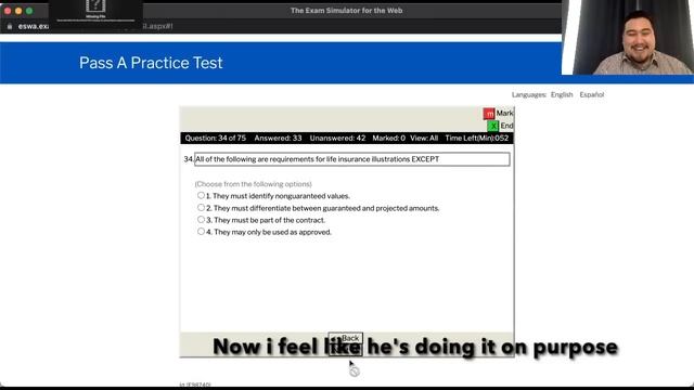 Life insurance Practice Test Exam Prep 2 (Simulator exam With Commentary) -YBLA смотреть онлайн